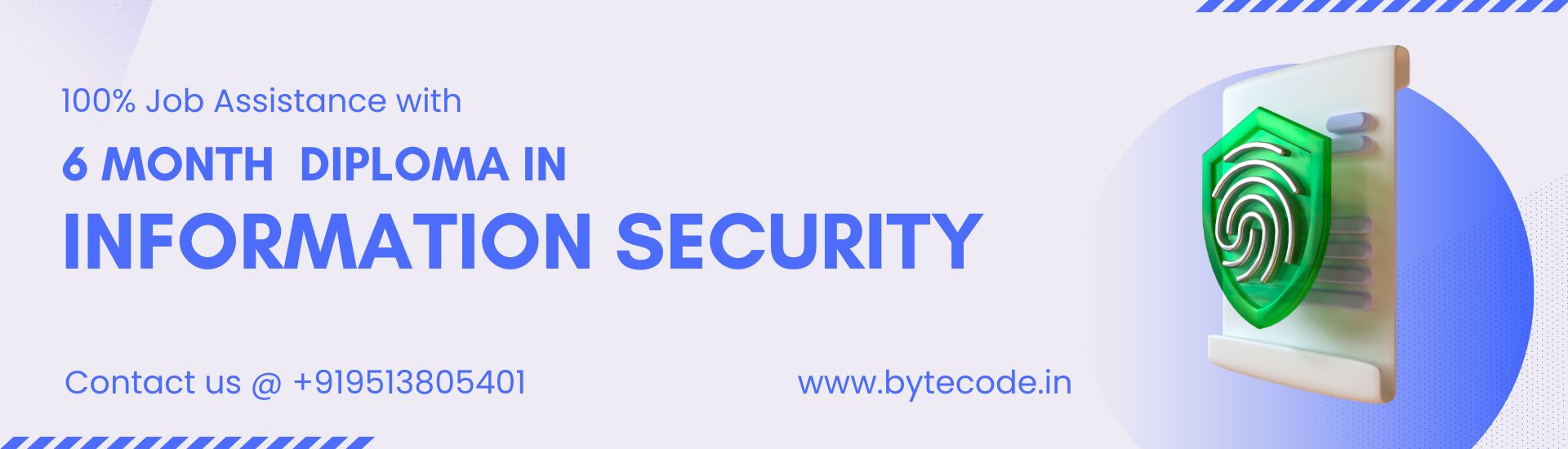  /></p>
<h2>About 6 Month Diploma Summer Internship Training</h2>
<p>In this COVID-19 situation, bytecode provides you a short-term “6 Month Diploma in Information Security Summer Internship “Course. You can learn from home we provide “Online Classes” as per your schedule timing because bytecode cybersecurity provides online training 24×7. So it is easier to get more knowledge from online classes at home. Students will get the live class video of their course after completion.</p>
<p>Summer Internship in Diploma in Information Security Specialization by Bytecode Cyber Security is a new 6-month diploma course with a 100% job guarantee. We have especially designed this course for students who want to excel in a career in cybersecurity. In this, we tend to cover the most industry demanded focussed areas considering international industry-oriented courses making an exclusive pack of one combo. The exposure to practical learning is very high. You will get a huge amount of time for practice using Live projects and real-time simulations to make you an expert in Cybersecurity. Cybersecurity has become one of the most required fields in IT and with this, the sector is booming with jobs. We have been in the industry for a long time and have experienced faculty who impart theoretical knowledge with practical hands-on experience. Our Expert diploma course in cybersecurity will give you a chance to make a great career in the field of cybersecurity.</p>
<p>we only deliver the best quality and knowledge base solutions with a very high standard to our students, clients, and partners because we believe that the high standards bring excellent output in long run and our standards are our strength, and we support these standards so that when we say “We are Professional in it” and we must really mean it.</p>
<p>We Provide Cyber Security Summer Internship Training to our students, Corporate clients, and partners because we believe that the high standards bring excellent output. We prepare our students how will they secure at our end from Malware and viruses. Our clients learn <a href=