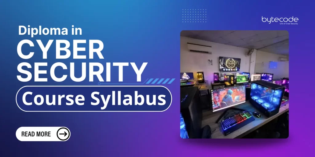 Image showing Diploma in Cyber Security Course Syllabus with Read more buttion